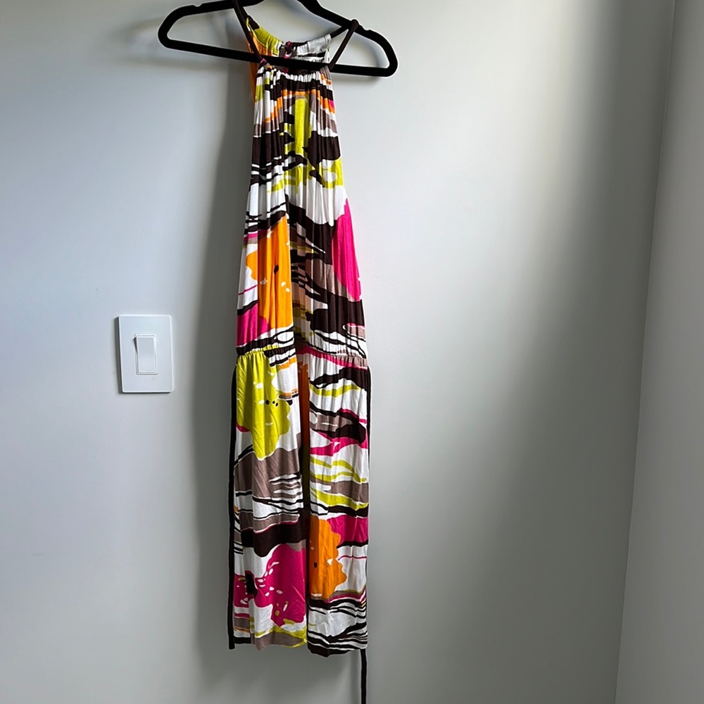 Colored Dress with belt